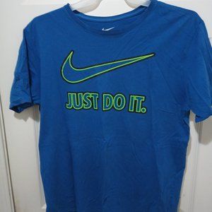 Men's XL Blue Nike "Just Do It" T-shirt Man's Shirt